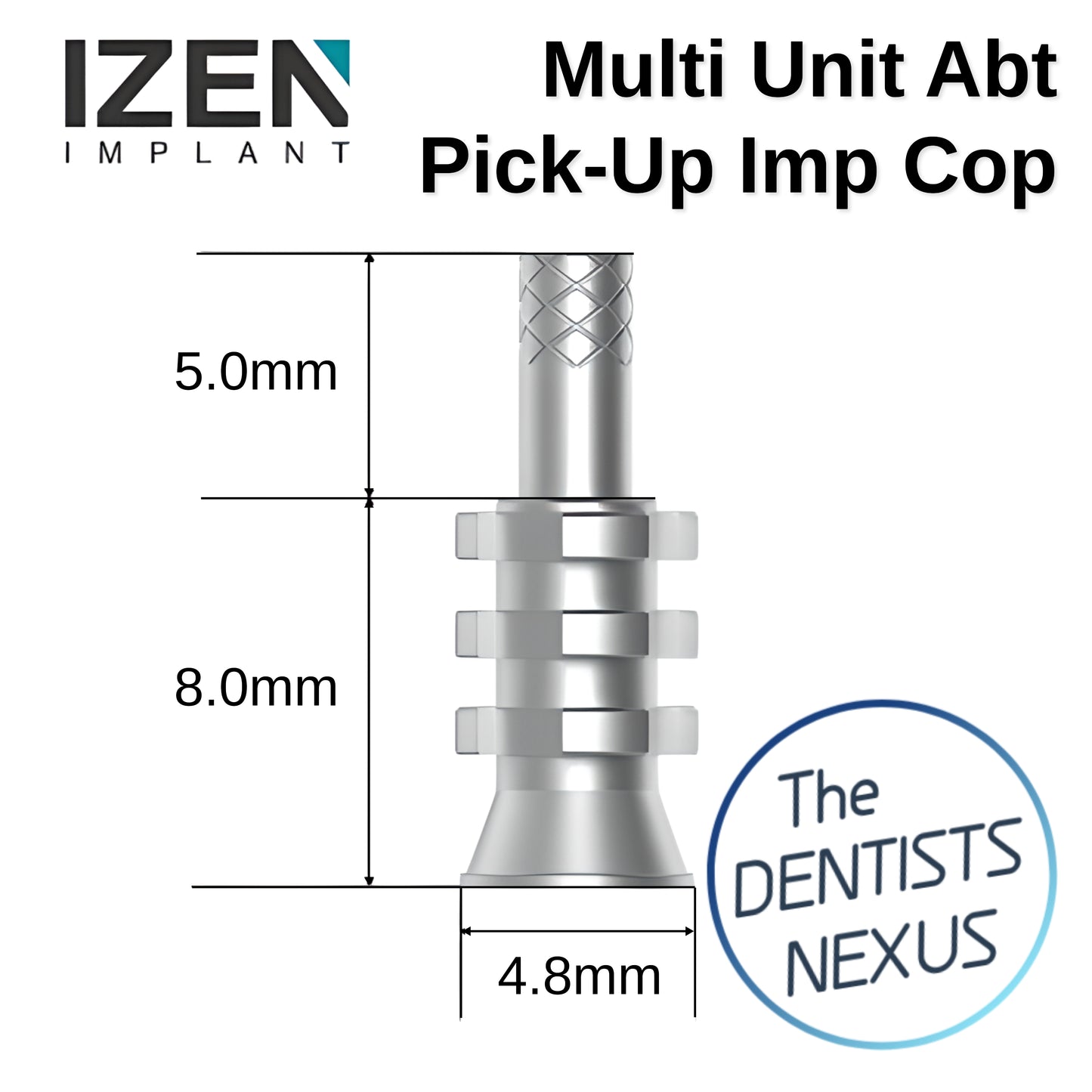 IZEN | ZENEX MULTI T-System MUA Pick-Up Impression Coping