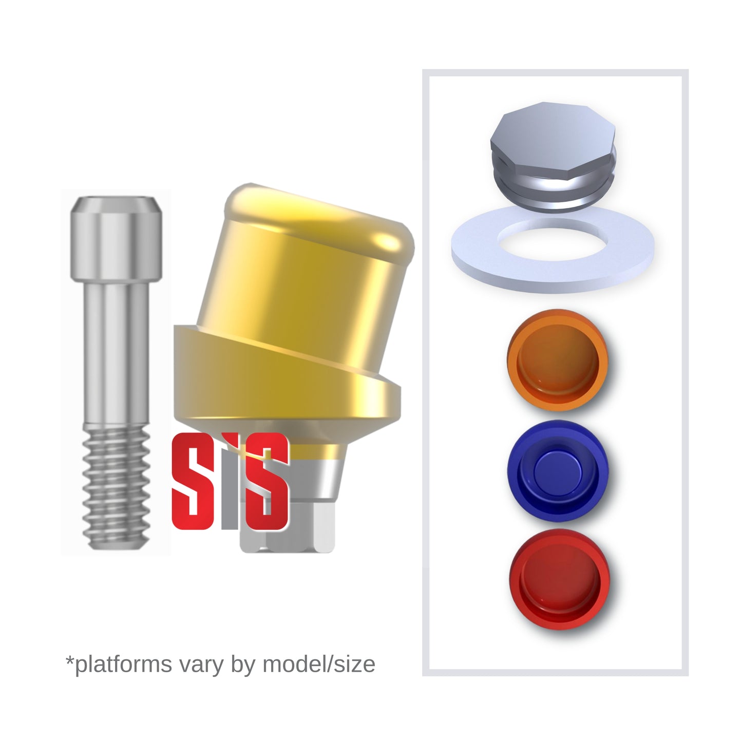 Implant Overdenture System - SIS Shinhung 15° Angled